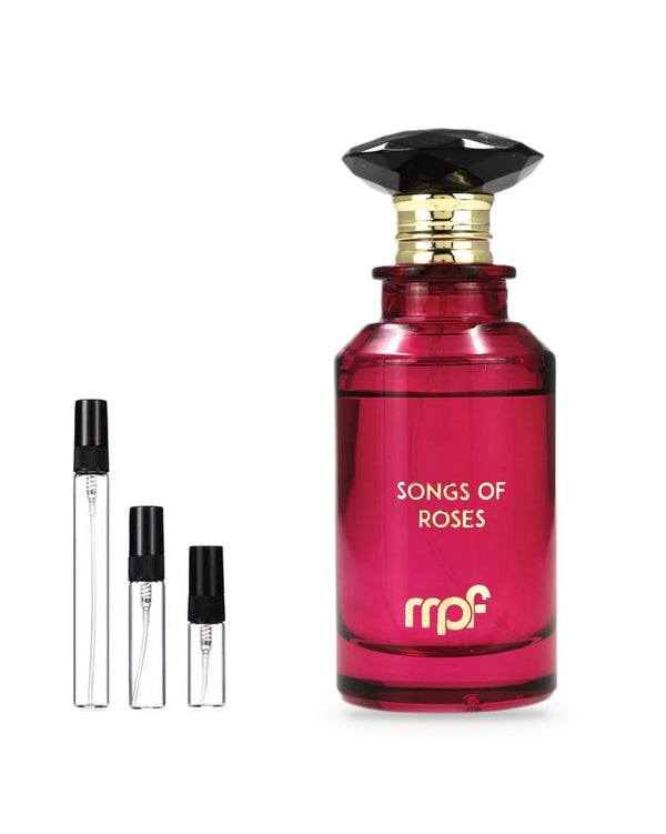 My Perfumes Songs of Roses sample – decant in glazen sprayflesje (2, 5 of 10 ml)