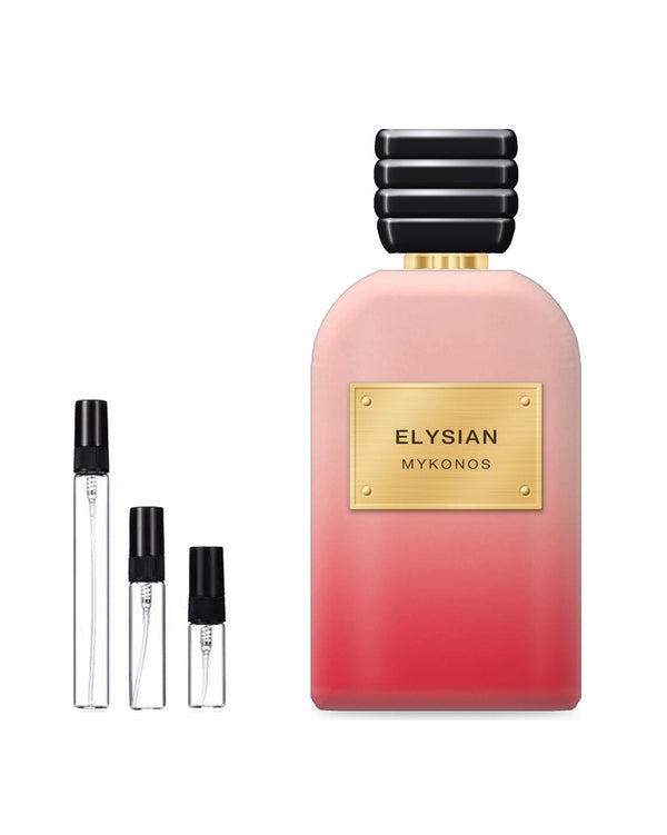 Mykonos Elysian sample – decant in glazen sprayflesje (2, 5 of 10 ml)