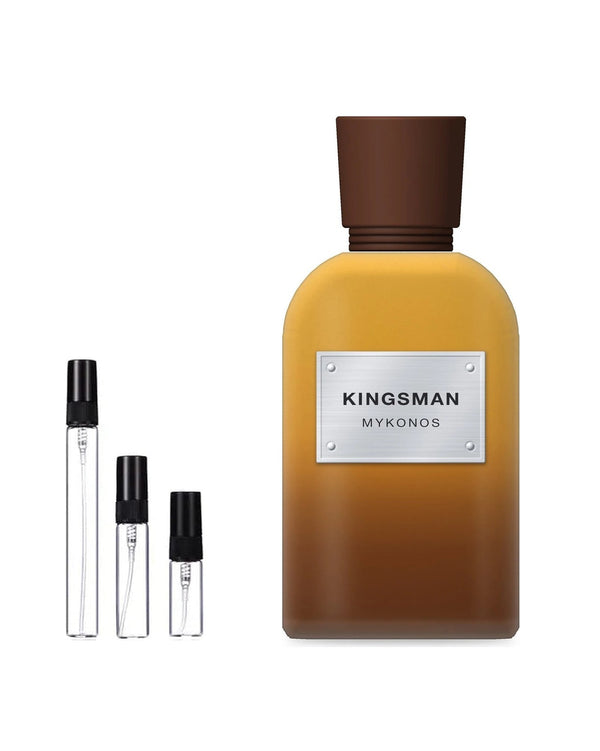 Mykonos Kingsman sample – decant in glazen sprayflesje (2, 5 of 10 ml)