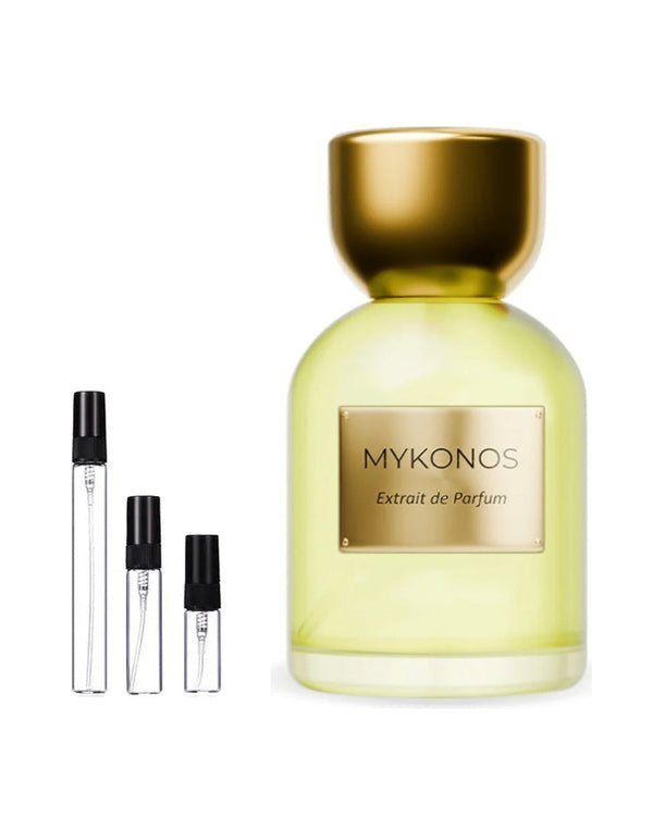 Mykonos Matcha Latte sample – decant in glazen sprayflesje (2, 5 of 10 ml)