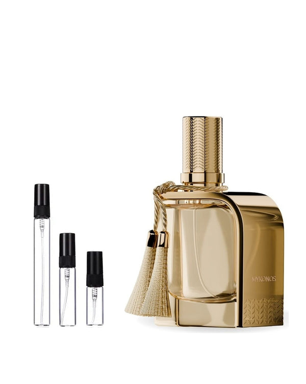 Mykonos Mayfair sample – decant in glazen sprayflesje (2, 5 of 10 ml)