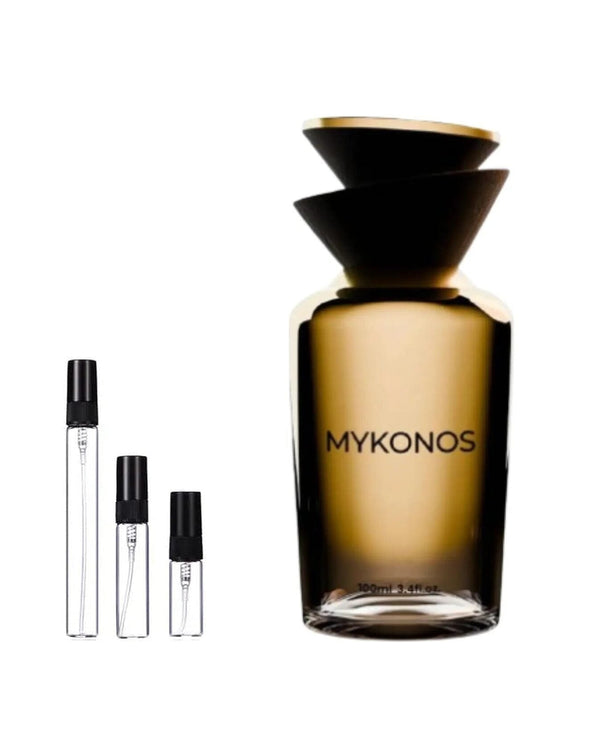 Mykonos Monaco Royale sample – decant in glazen sprayflesje (2, 5 of 10 ml)