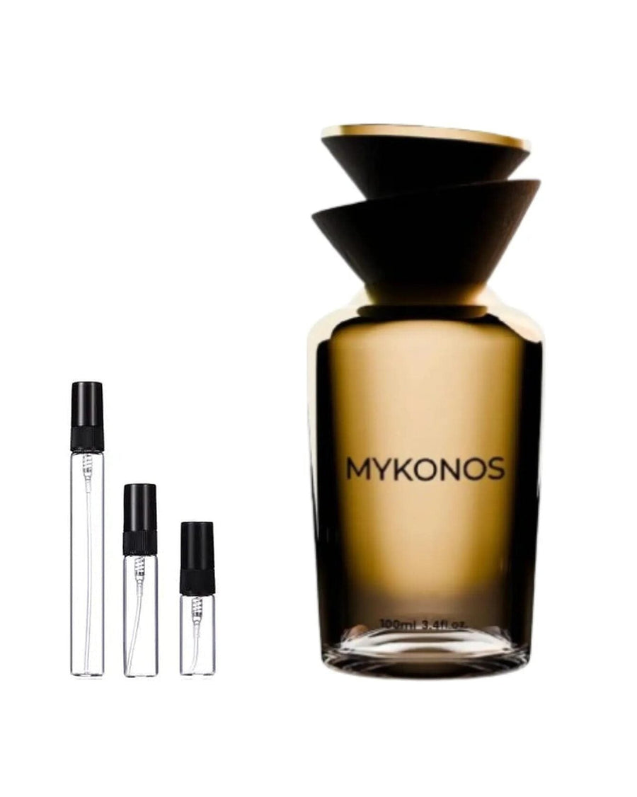 Mykonos Monaco Royale sample – decant in glazen sprayflesje (2, 5 of 10 ml)