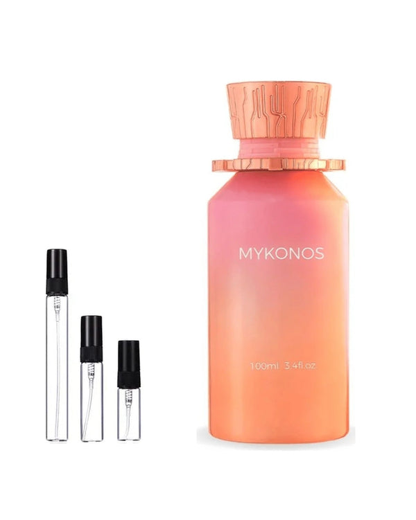 Mykonos Sparkling Rose sample – decant in glazen sprayflesje (2, 5 of 10 ml)