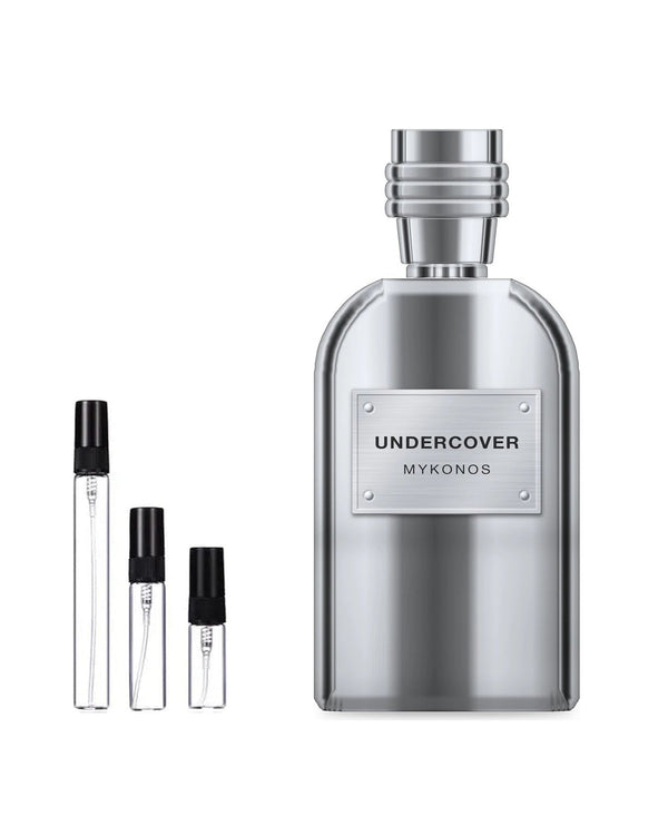 Mykonos Undercover sample – decant in glazen sprayflesje (2, 5 of 10 ml)