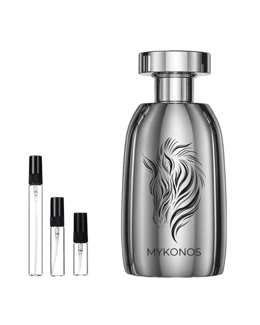 Mykonos Untamed sample – decant in glazen sprayflesje (2, 5 of 10 ml)