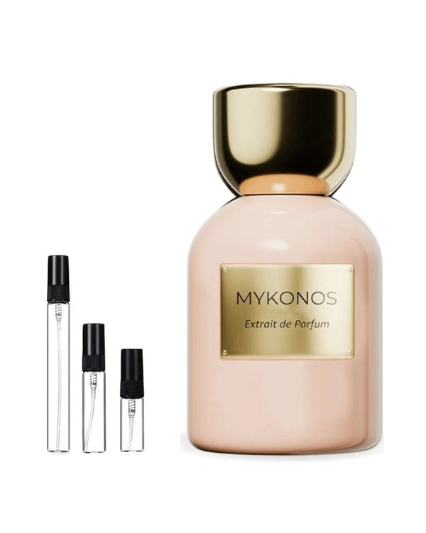 Mykonos Vanilla Clouds sample – decant in glazen sprayflesje (2, 5 of 10 ml)