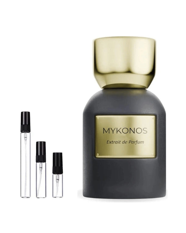 Mykonos Verve sample – decant in glazen sprayflesje (2, 5 of 10 ml)
