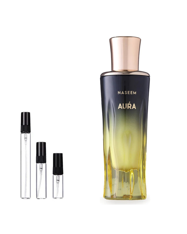 Naseem Aura sample – decant in glazen sprayflesje (2, 5 of 10 ml)