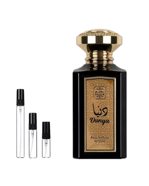 Naseem Dunya sample – decant in glazen sprayflesje (2, 5 of 10 ml)