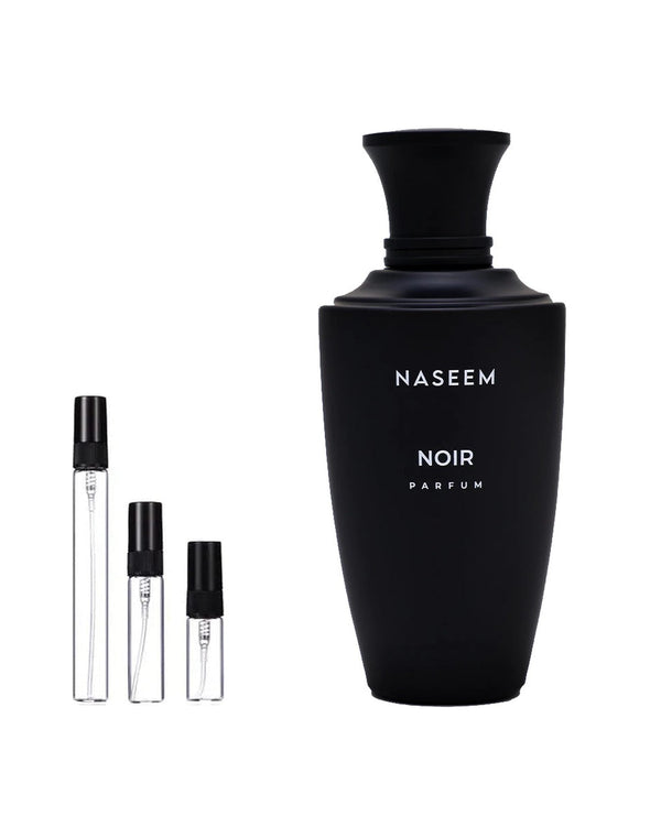 Naseem Noir sample – decant in glazen sprayflesje (2, 5 of 10 ml)