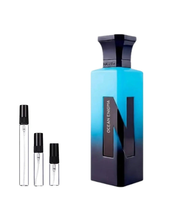Naseem Ocean Enigma sample – decant in glazen sprayflesje (2, 5 of 10 ml)