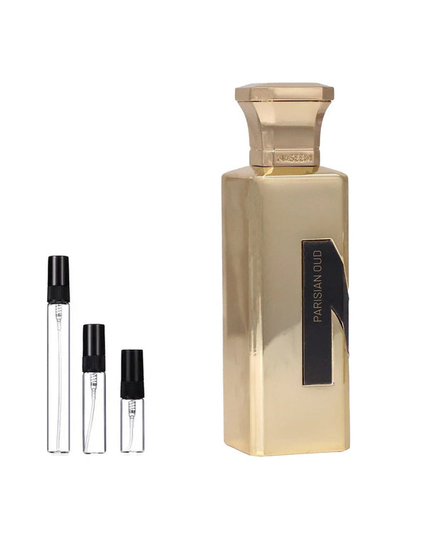 Naseem Parisian Oud sample – decant in glazen sprayflesje (2, 5 of 10 ml)