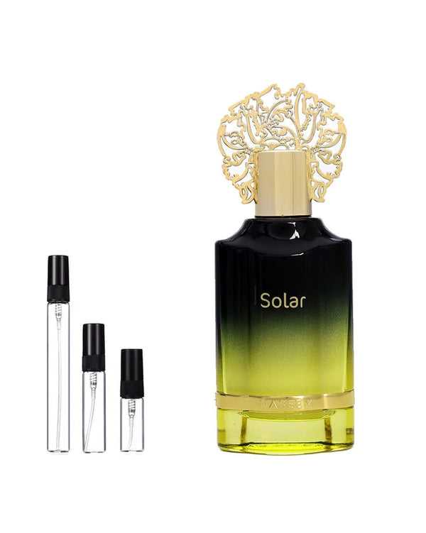 Naseem Solar sample – decant in glazen sprayflesje (2, 5 of 10 ml)