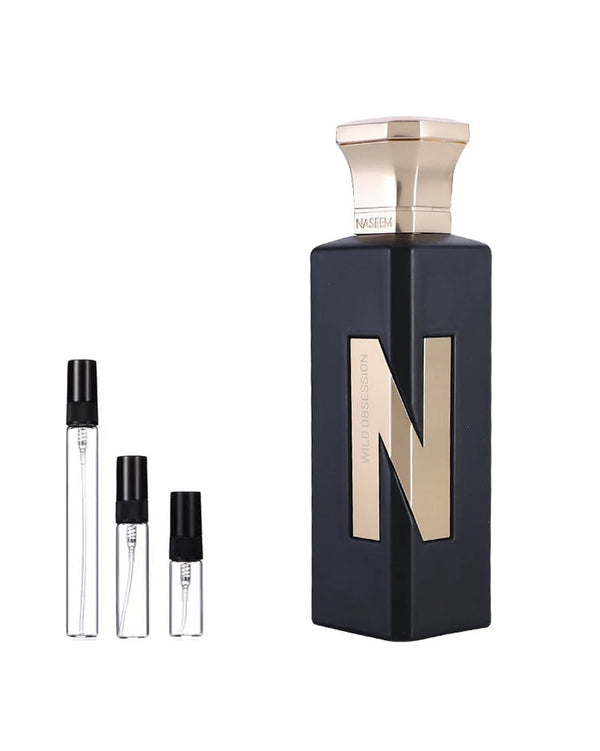 Naseem Wild Obsession sample – decant in glazen sprayflesje (2, 5 of 10 ml)