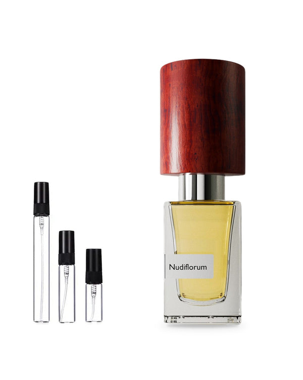 Nasomatto Nudiflorum sample – decant in glazen sprayflesje (2, 5 of 10 ml)