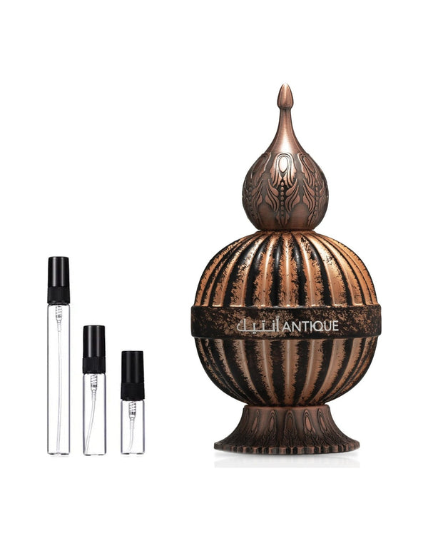 Niche Emarati Antique sample – decant in glazen sprayflesje (2, 5 of 10 ml)