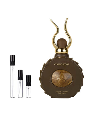 Niche Emarati Classic Stone sample – decant in glazen sprayflesje (2, 5 of 10 ml)