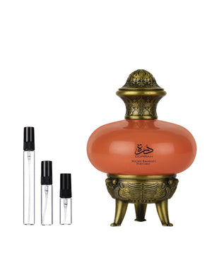 Niche Emarati Durrah sample – decant in glazen sprayflesje (2, 5 of 10 ml)