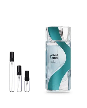 Nusuk Sama sample – decant in glazen sprayflesje (2, 5 of 10 ml)