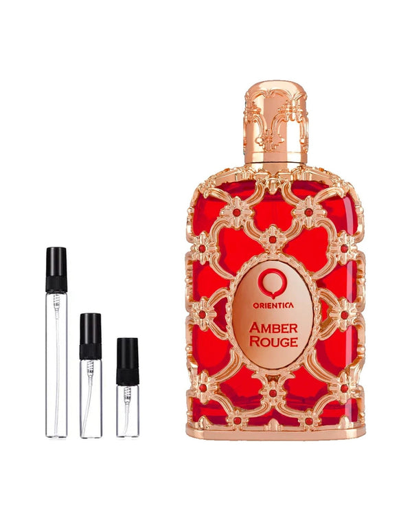 Orientica Amber Rouge sample – decant in glazen sprayflesje (2, 5 of 10 ml)