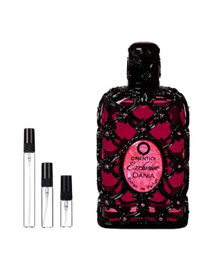 Orientica Dania sample – decant in glazen sprayflesje (2, 5 of 10 ml)