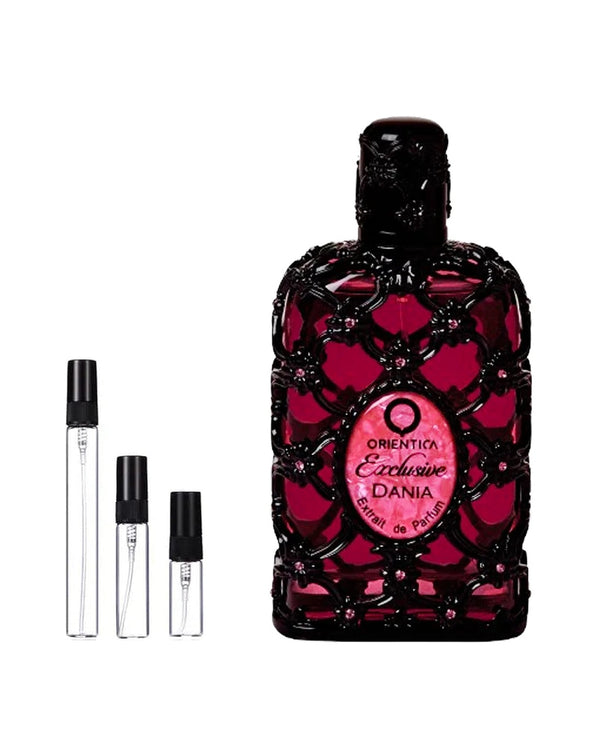 Orientica Dania sample – decant in glazen sprayflesje (2, 5 of 10 ml)