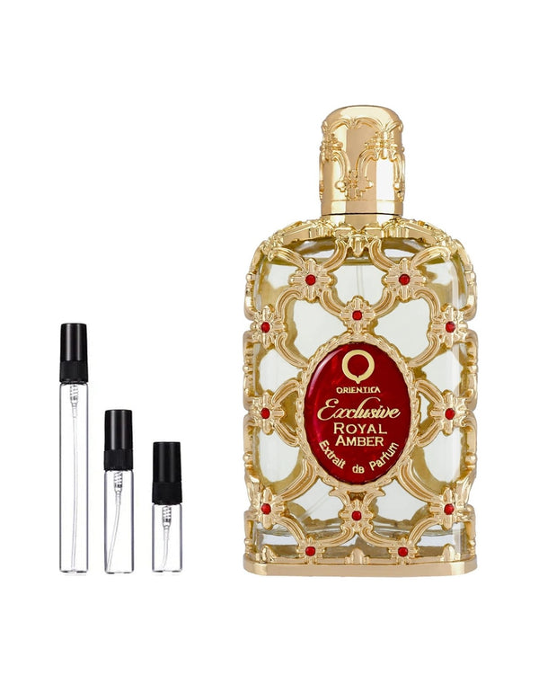 Orientica Exclusive Royal Amber sample – decant in glazen sprayflesje (2, 5 of 10 ml)