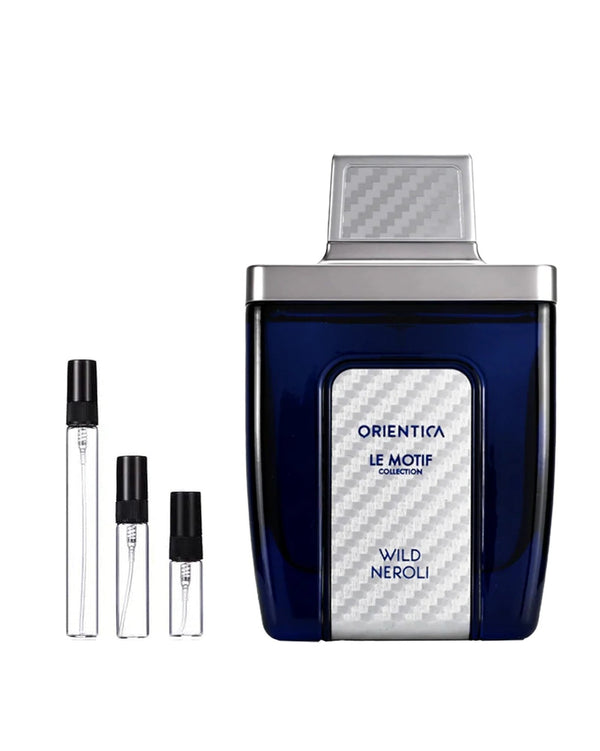 Orientica Le Motif Wild Neroli sample – decant in glazen sprayflesje (2, 5 of 10 ml)