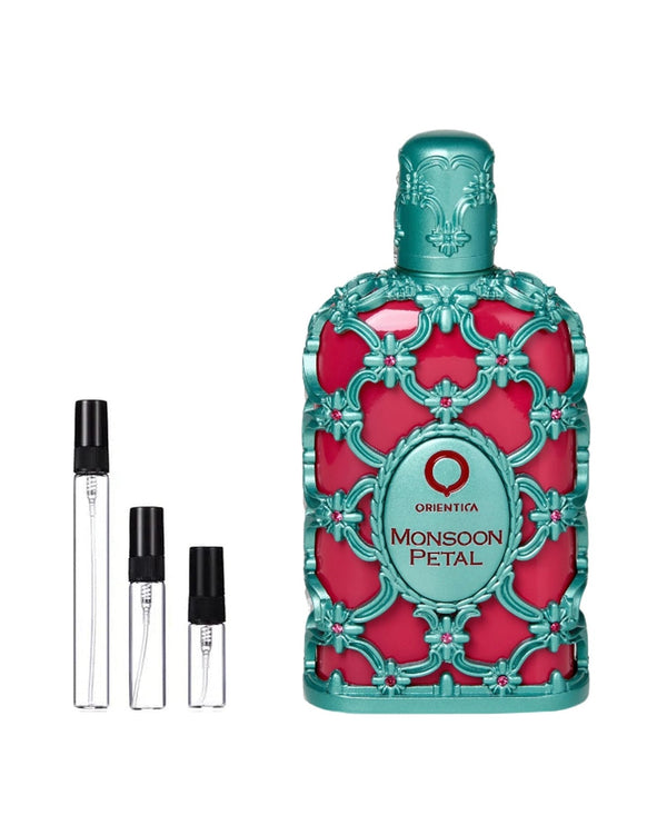 Orientica Monsoon Petal sample – decant in glazen sprayflesje (2, 5 of 10 ml)