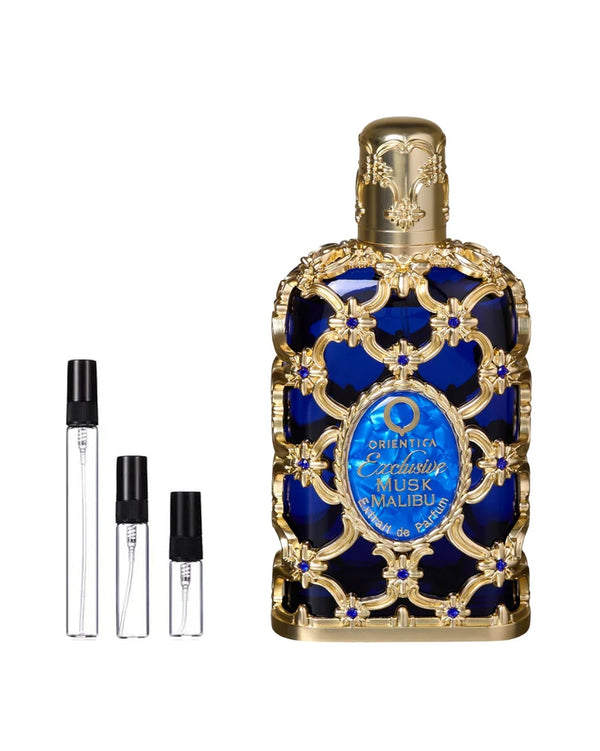 Orientica Musk Malibu sample – decant in glazen sprayflesje (2, 5 of 10 ml)