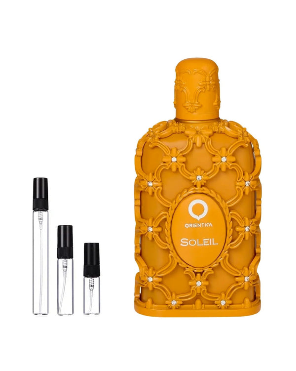 Orientica Soleil sample – decant in glazen sprayflesje (2, 5 of 10 ml)
