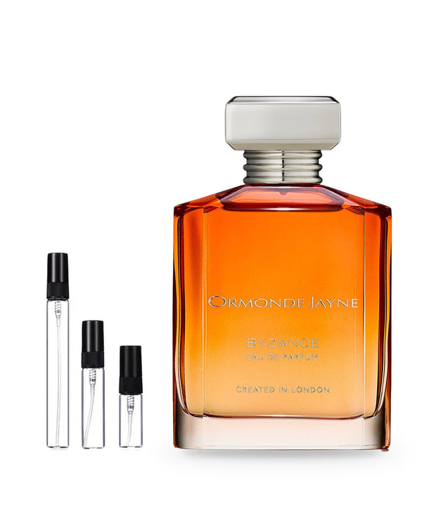 Ormonde Jayne Byzance sample – decant in glazen sprayflesje (2, 5 of 10 ml)