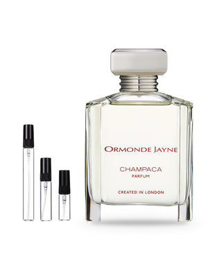 Ormonde Jayne Champaca sample – decant in glazen sprayflesje (2, 5 of 10 ml)