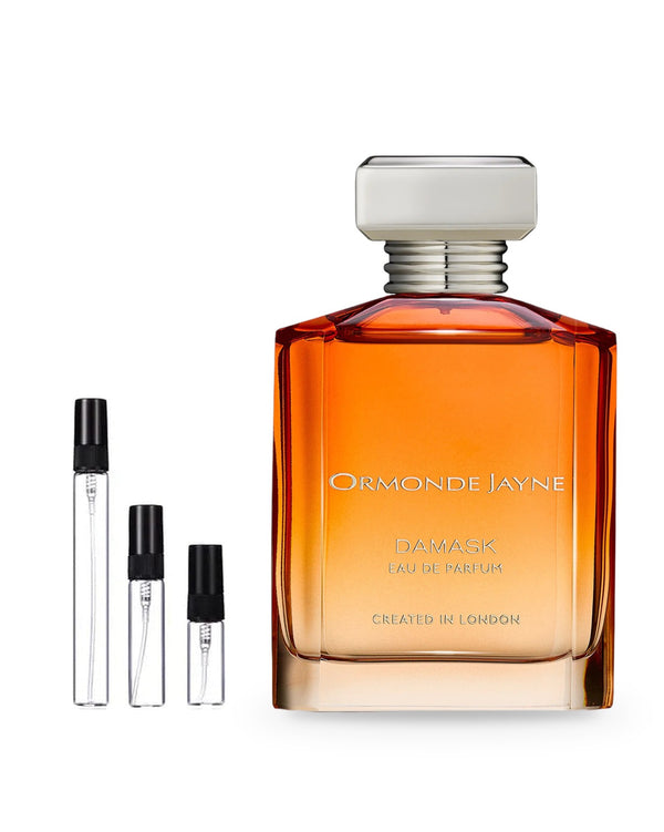 Ormonde Jayne Damask sample – decant in glazen sprayflesje (2, 5 of 10 ml)