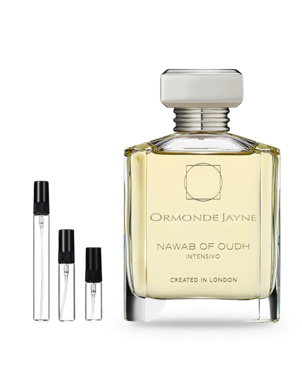 Ormonde Jayne Nawab Of Oudh Intensivo sample – decant in glazen sprayflesje (2, 5 of 10 ml)