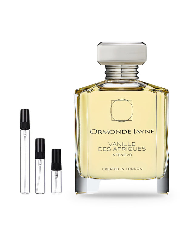Ormonde Jayne Vanille des Afriques Intensivo sample – decant in glazen sprayflesje (2, 5 of 10 ml)