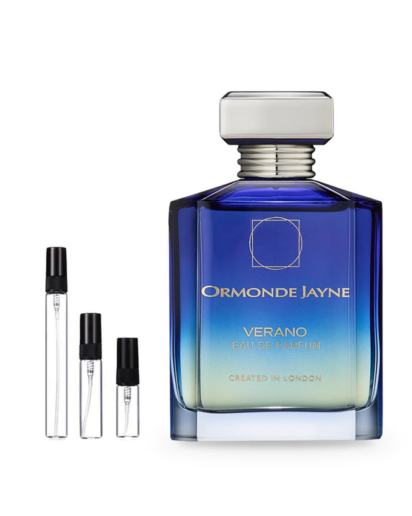 Ormonde Jayne Verano sample – decant in glazen sprayflesje (2, 5 of 10 ml)