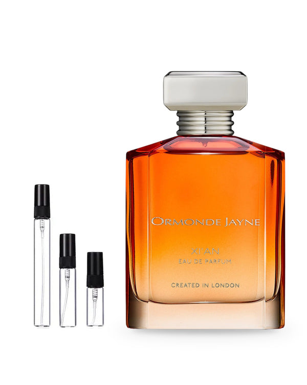 Ormonde Jayne Xi'an sample – decant in glazen sprayflesje (2, 5 of 10 ml)