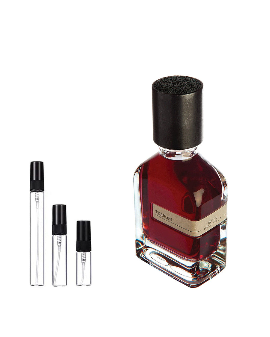 Orto Parisi Terroni sample – decant in glazen sprayflesje (2, 5 of 10 ml)