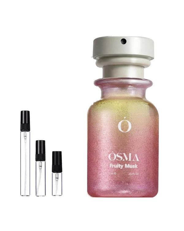 Osma Fruity Musk sample – decant in glazen sprayflesje (2, 5 of 10 ml)
