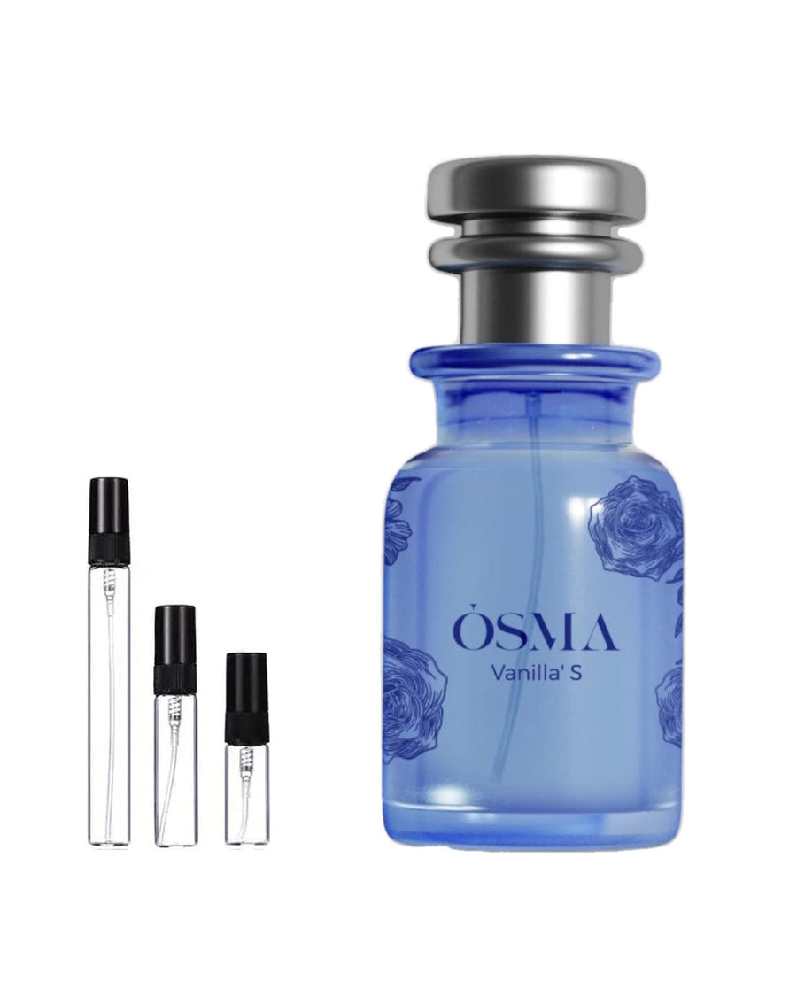 Osma Vanilla S sample – decant in glazen sprayflesje (2, 5 of 10 ml)