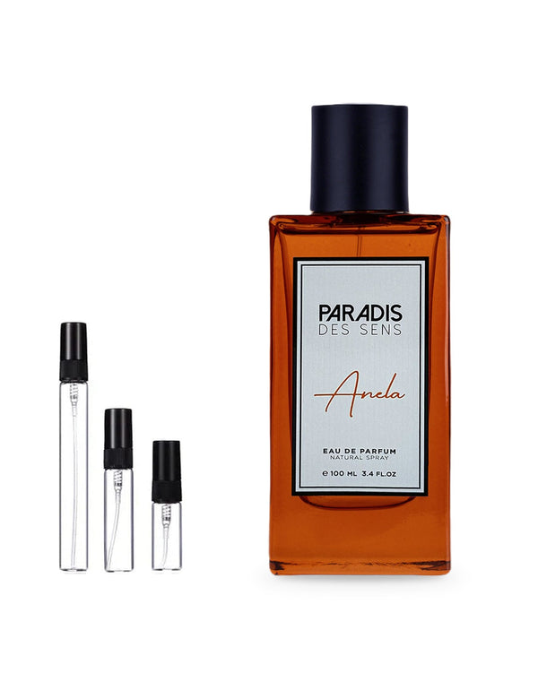 Paradis des Sens Anela sample – decant in glazen sprayflesje (2, 5 of 10 ml)