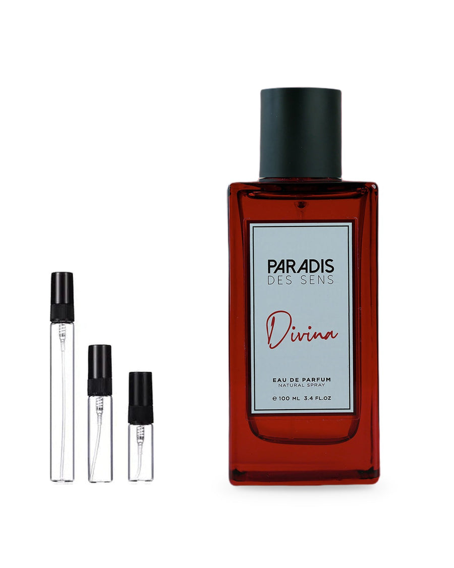 Paradis des Sens Divina sample – decant in glazen sprayflesje (2, 5 of 10 ml)