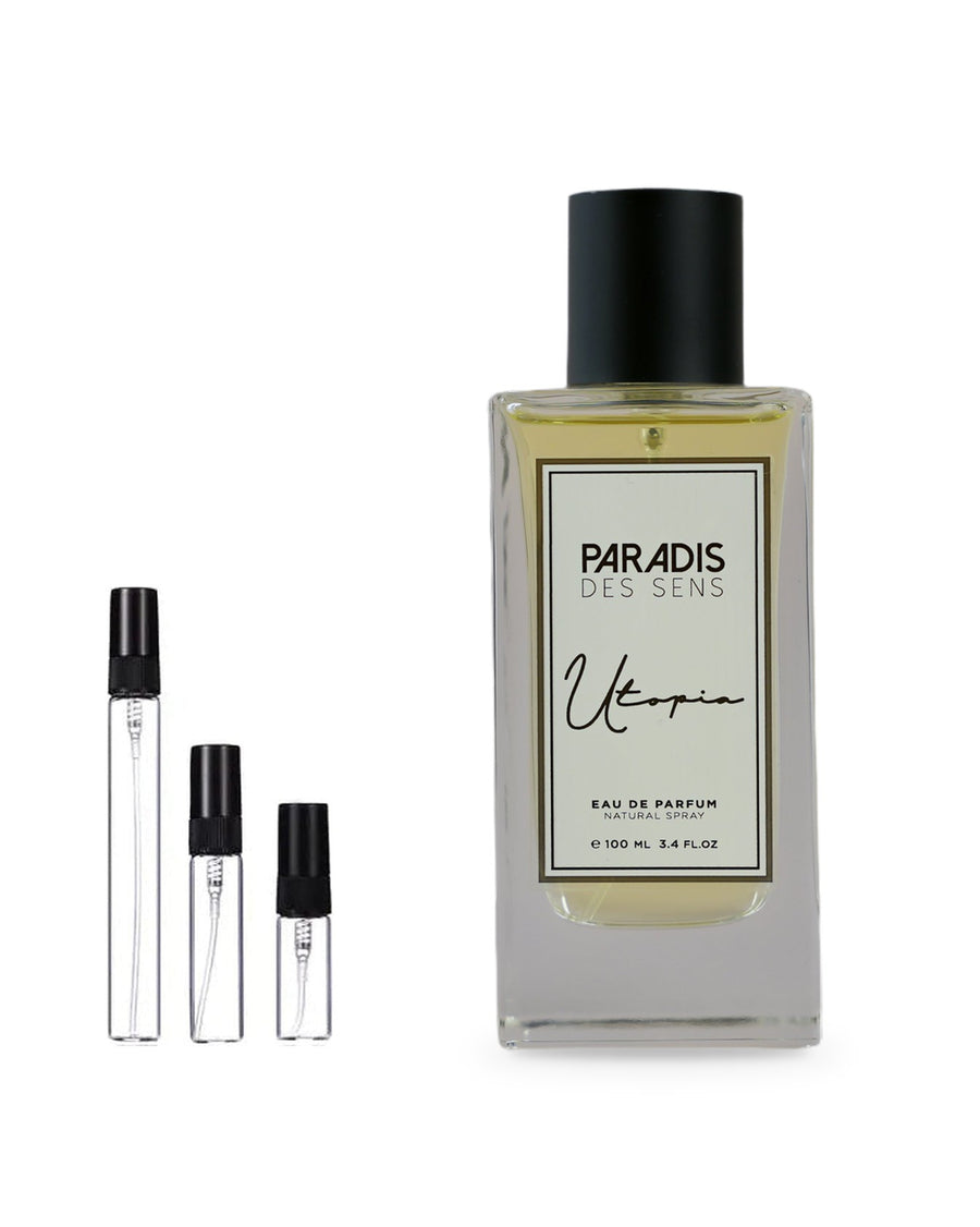 Paradis des Sens Utopia sample – decant in glazen sprayflesje (2, 5 of 10 ml)