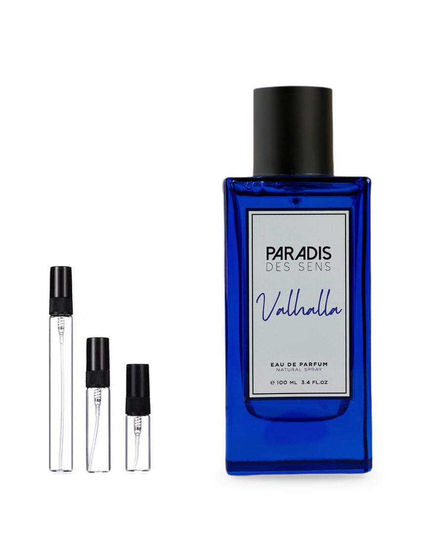 Paradis des Sens Valhalla sample – decant in glazen sprayflesje (2, 5 of 10 ml)