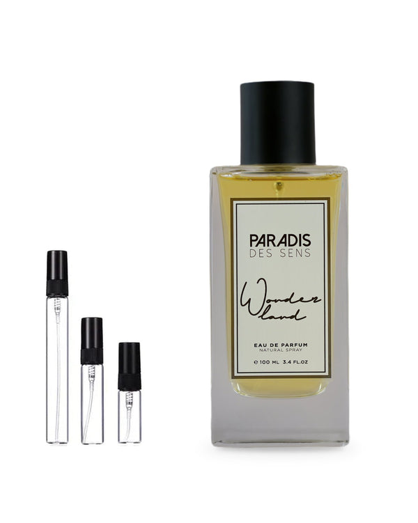 Paradis des Sens Wonderland sample – decant in glazen sprayflesje (2, 5 of 10 ml)