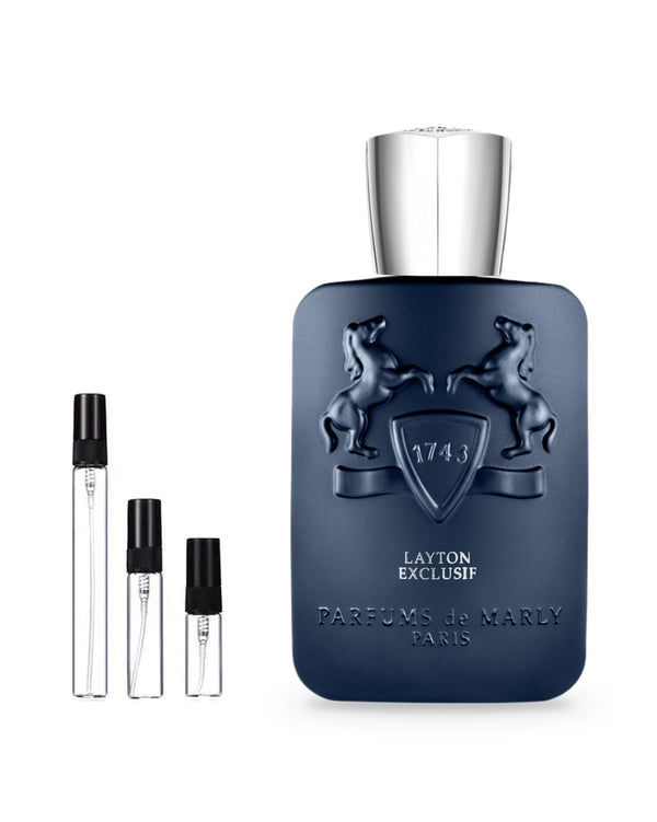 Parfums de Marly Layton Exclusif sample – decant in glazen sprayflesje (2, 5 of 10 ml)