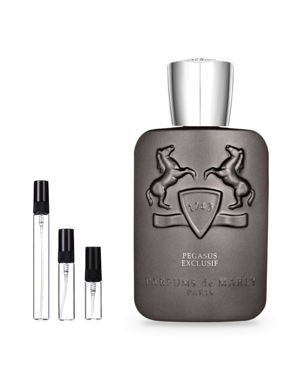 Parfums de Marly Pegasus Exclusif sample – decant in glazen sprayflesje (2, 5 of 10 ml)