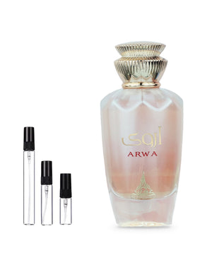Paris Corner Arwa Sample – 2, 5 of 10 ml decant in glazen sprayflesje